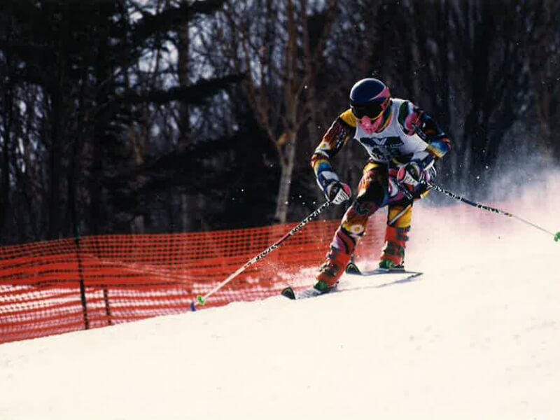全日本スキー選手権大会アルペンスキー競技スーパー大回転 引退試合（大学4年）